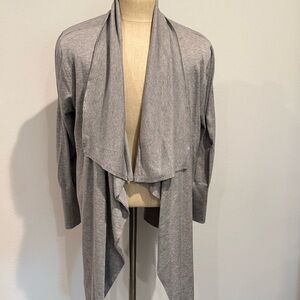 Lane Bryant Gray Draped Cardigan
